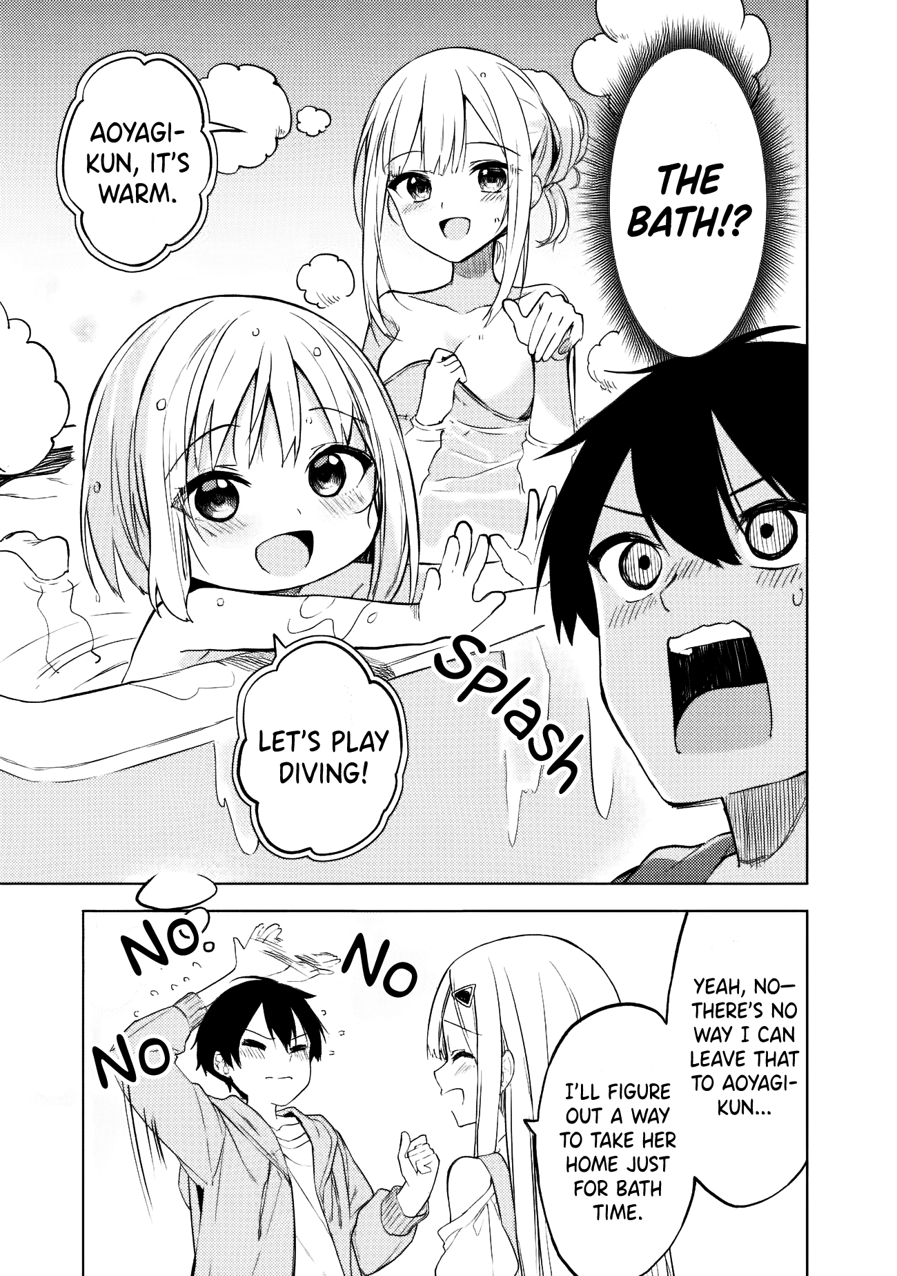 Halaman dari Maigo ni Natteita Youjo wo Tasuketara, Otonari ni Sumu Bishoujo Ryuugakusei ga Ie ni Asobi ni Kuru You ni Natta Ken ni Tsuite Chapter 12