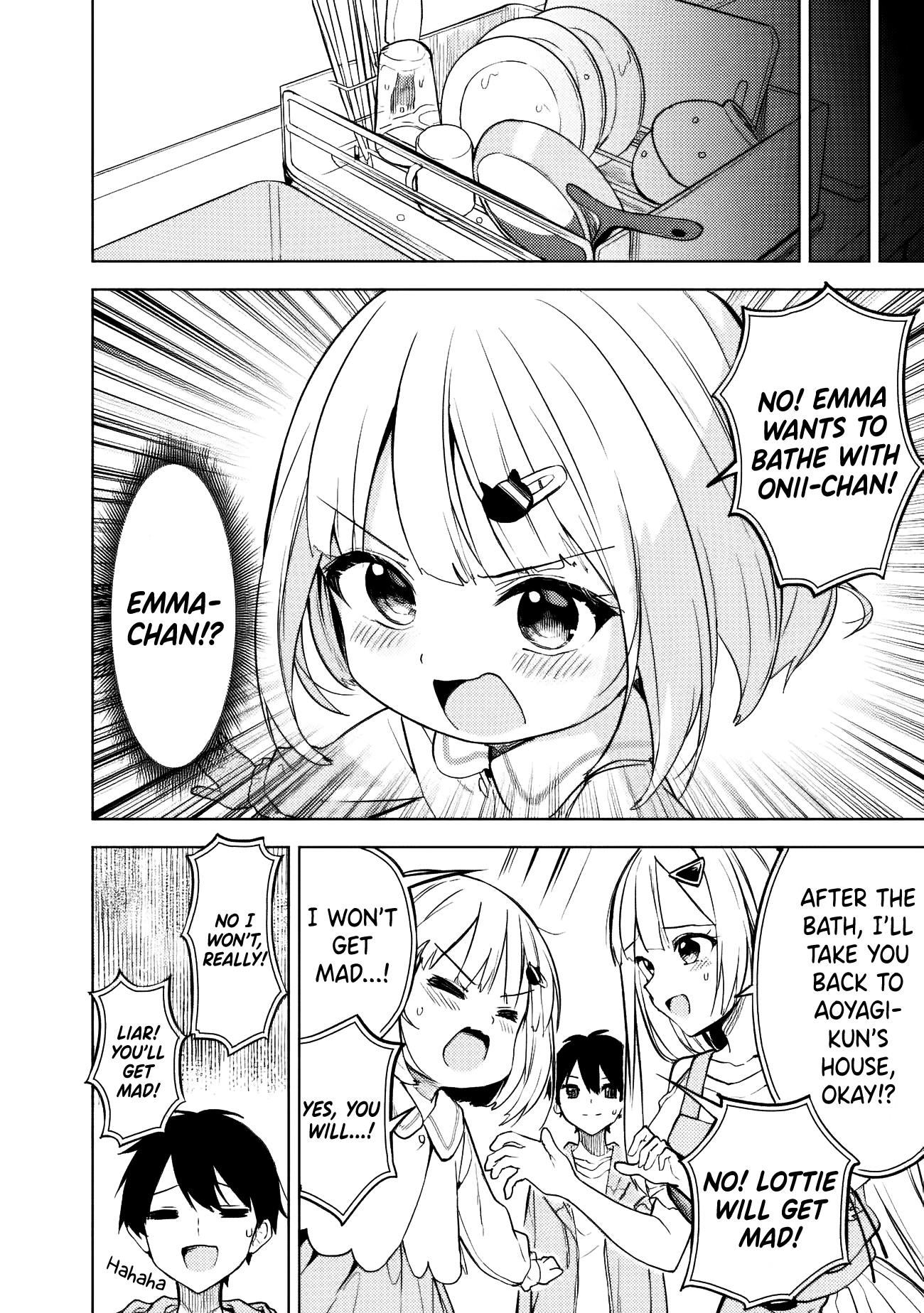 Halaman dari Maigo ni Natteita Youjo wo Tasuketara, Otonari ni Sumu Bishoujo Ryuugakusei ga Ie ni Asobi ni Kuru You ni Natta Ken ni Tsuite Chapter 12