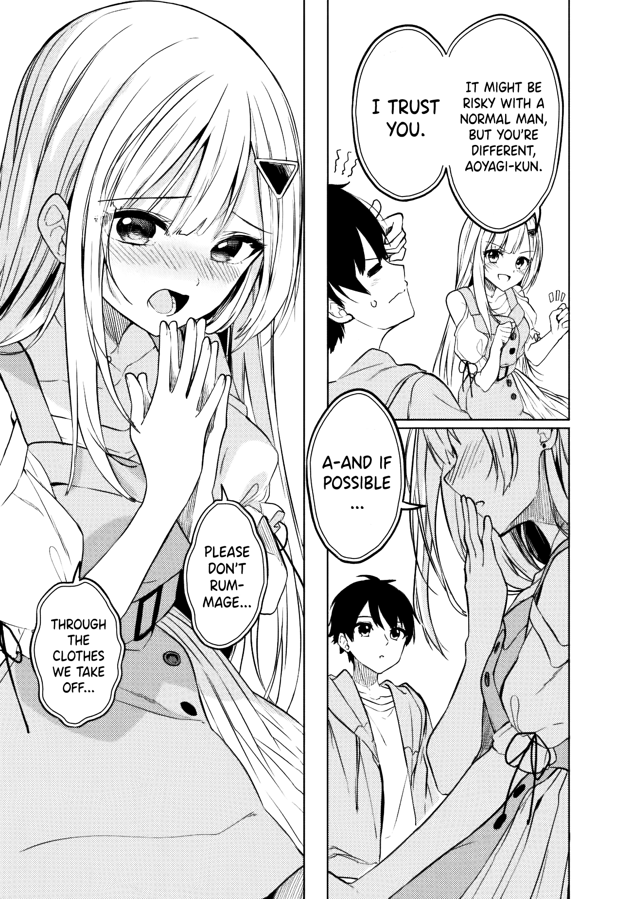 Halaman dari Maigo ni Natteita Youjo wo Tasuketara, Otonari ni Sumu Bishoujo Ryuugakusei ga Ie ni Asobi ni Kuru You ni Natta Ken ni Tsuite Chapter 12