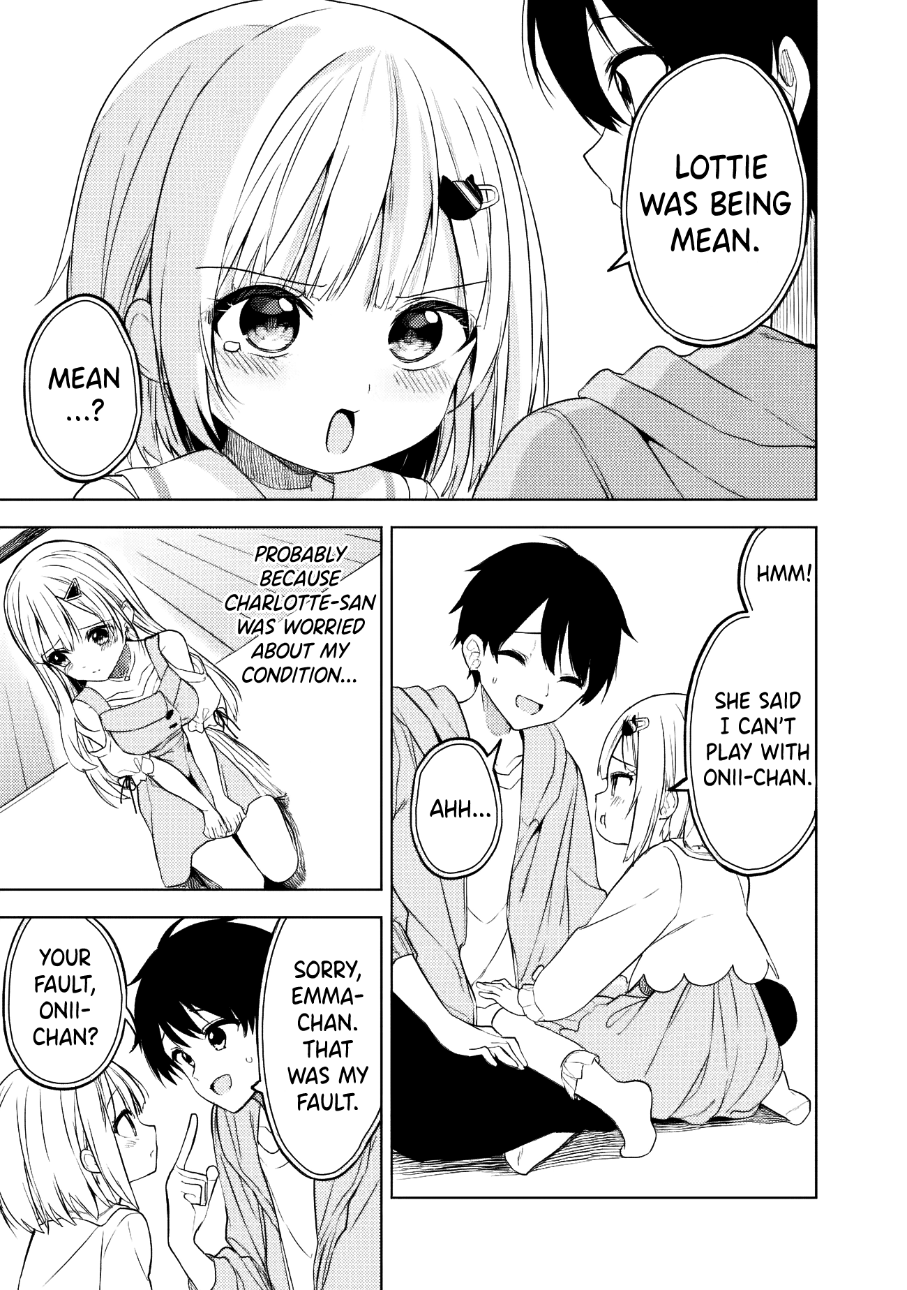 Halaman dari Maigo ni Natteita Youjo wo Tasuketara, Otonari ni Sumu Bishoujo Ryuugakusei ga Ie ni Asobi ni Kuru You ni Natta Ken ni Tsuite Chapter 12