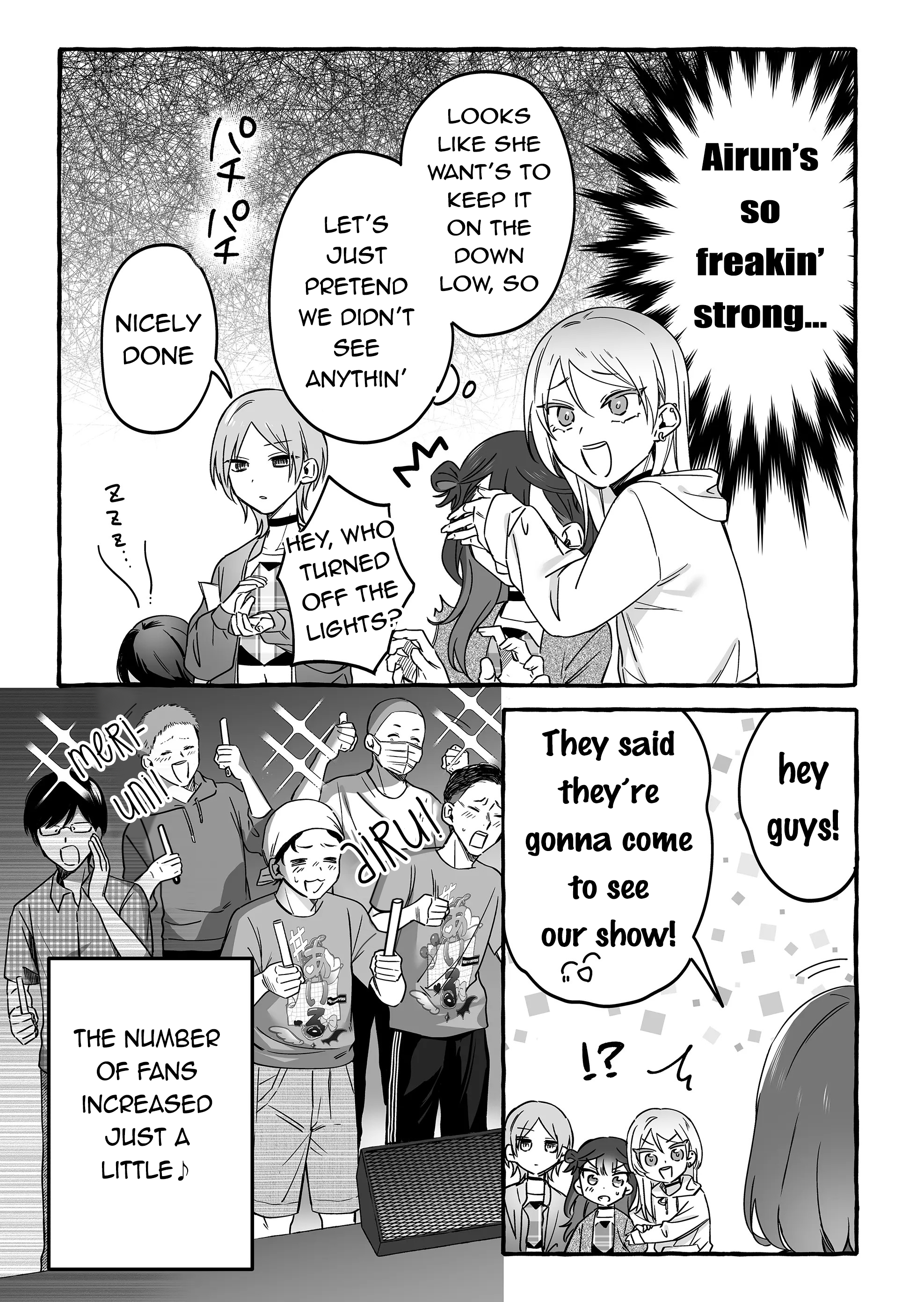 Halaman dari Damedol to Sekai ni Hitori Dake no Fan Chapter 12
