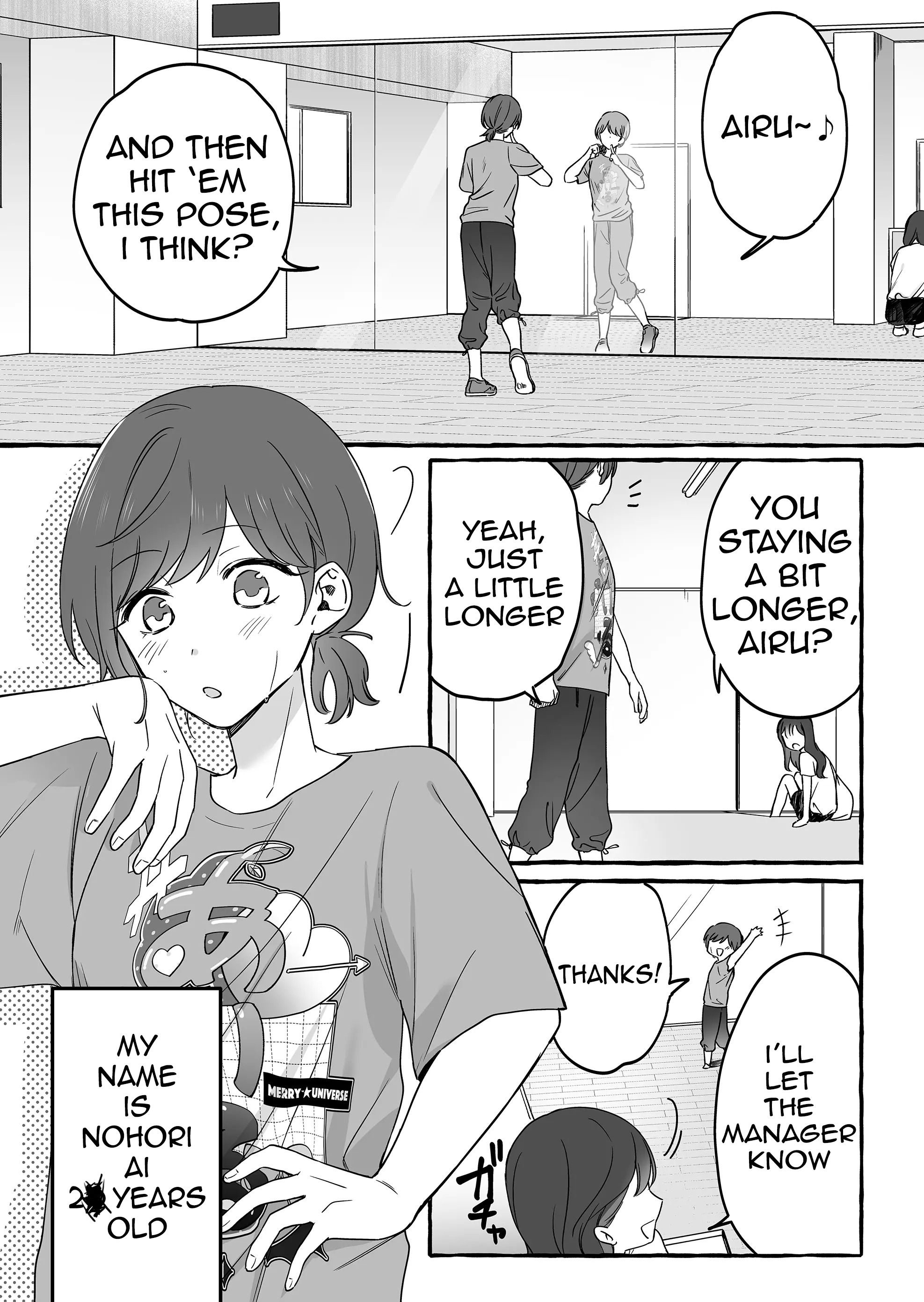 Halaman dari Damedol to Sekai ni Hitori Dake no Fan Chapter 12