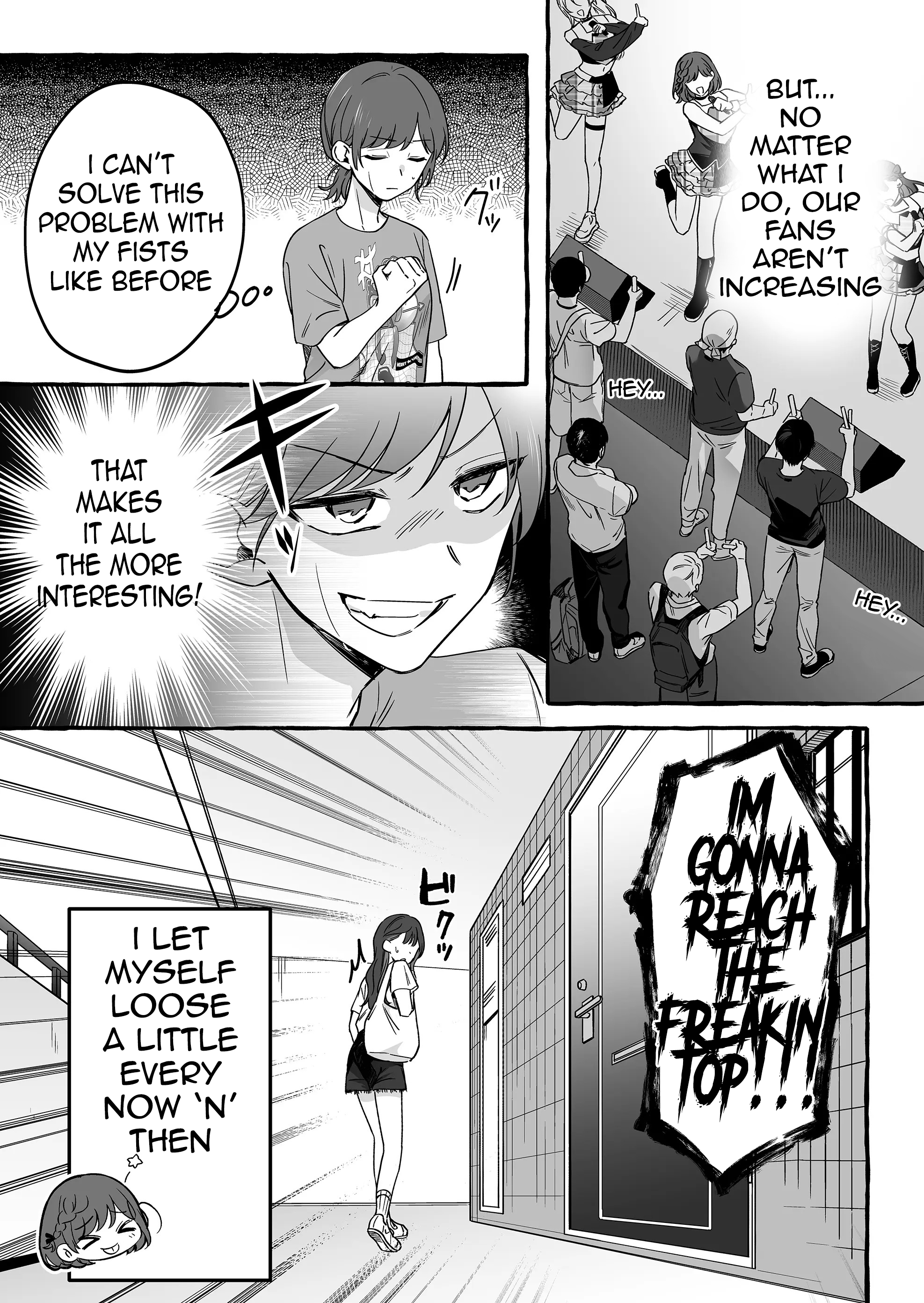 Halaman dari Damedol to Sekai ni Hitori Dake no Fan Chapter 12