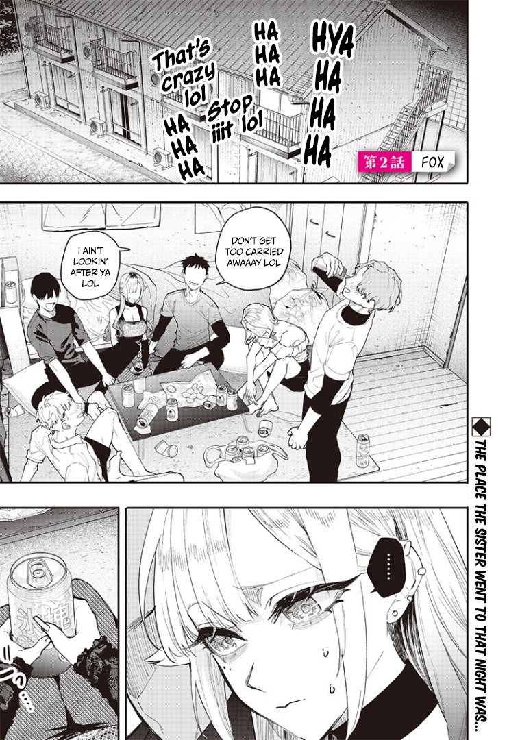Halaman dari Namaiki na Gal Ane wo Wakaraseru Hanashi Chapter 2