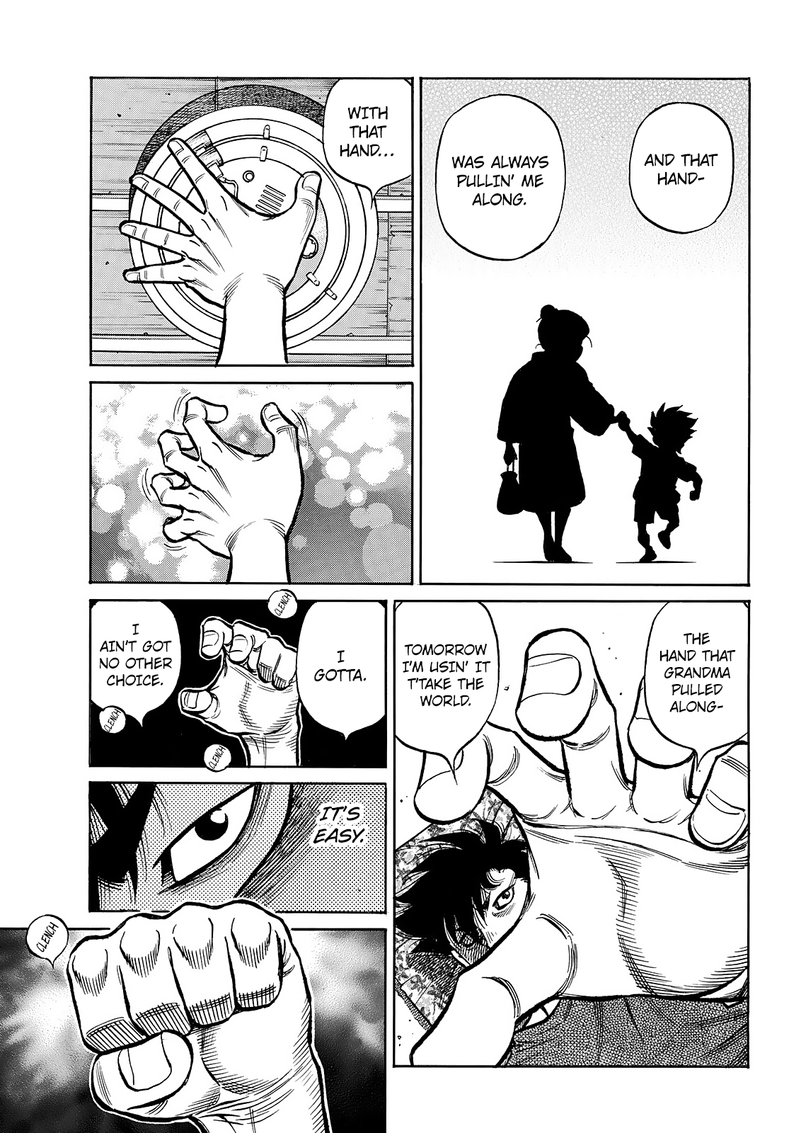 Halaman dari Hajime no Ippo Chapter 1492