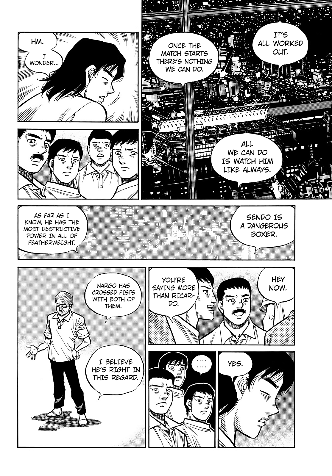 Halaman dari Hajime no Ippo Chapter 1492