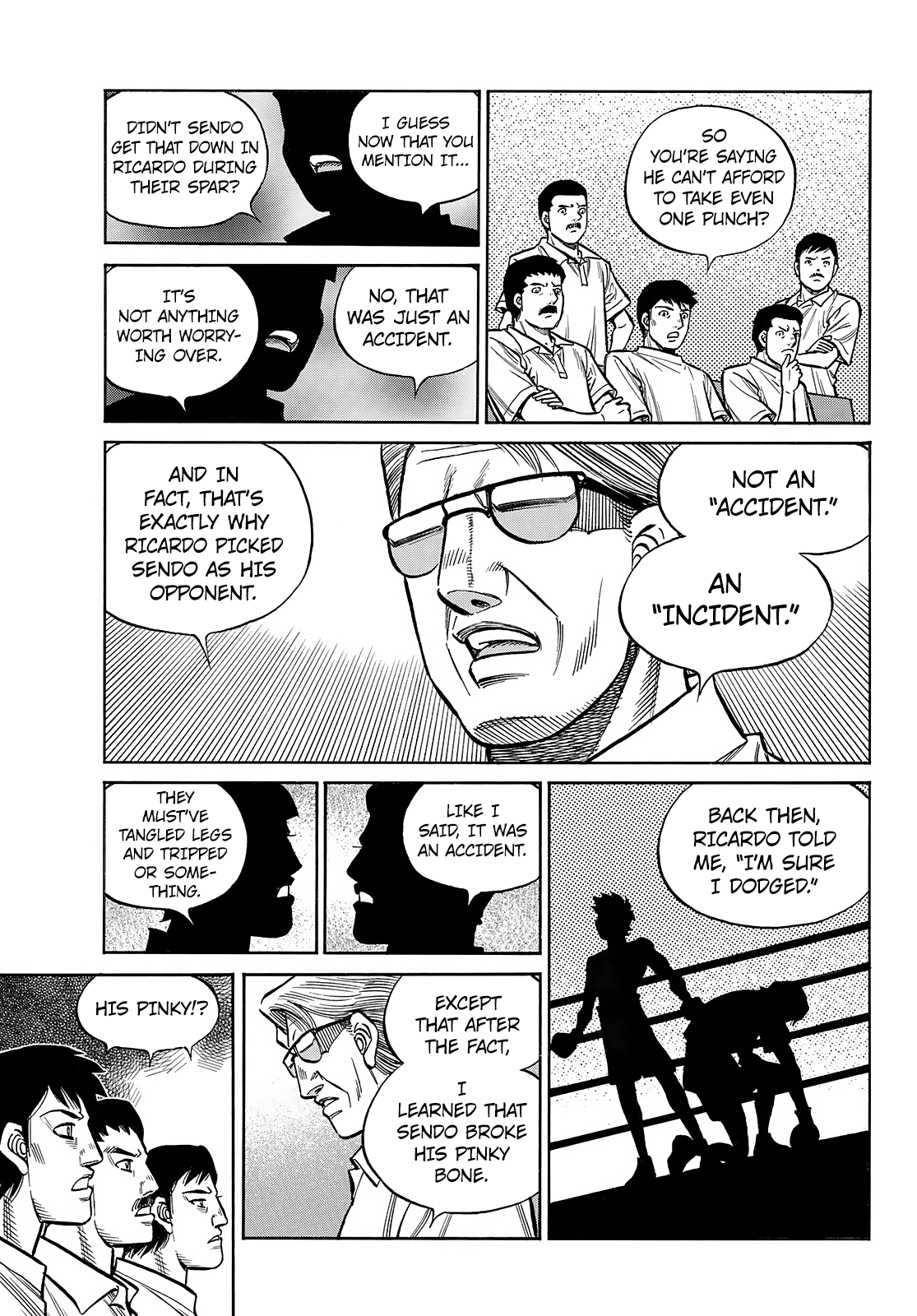 Halaman dari Hajime no Ippo Chapter 1492