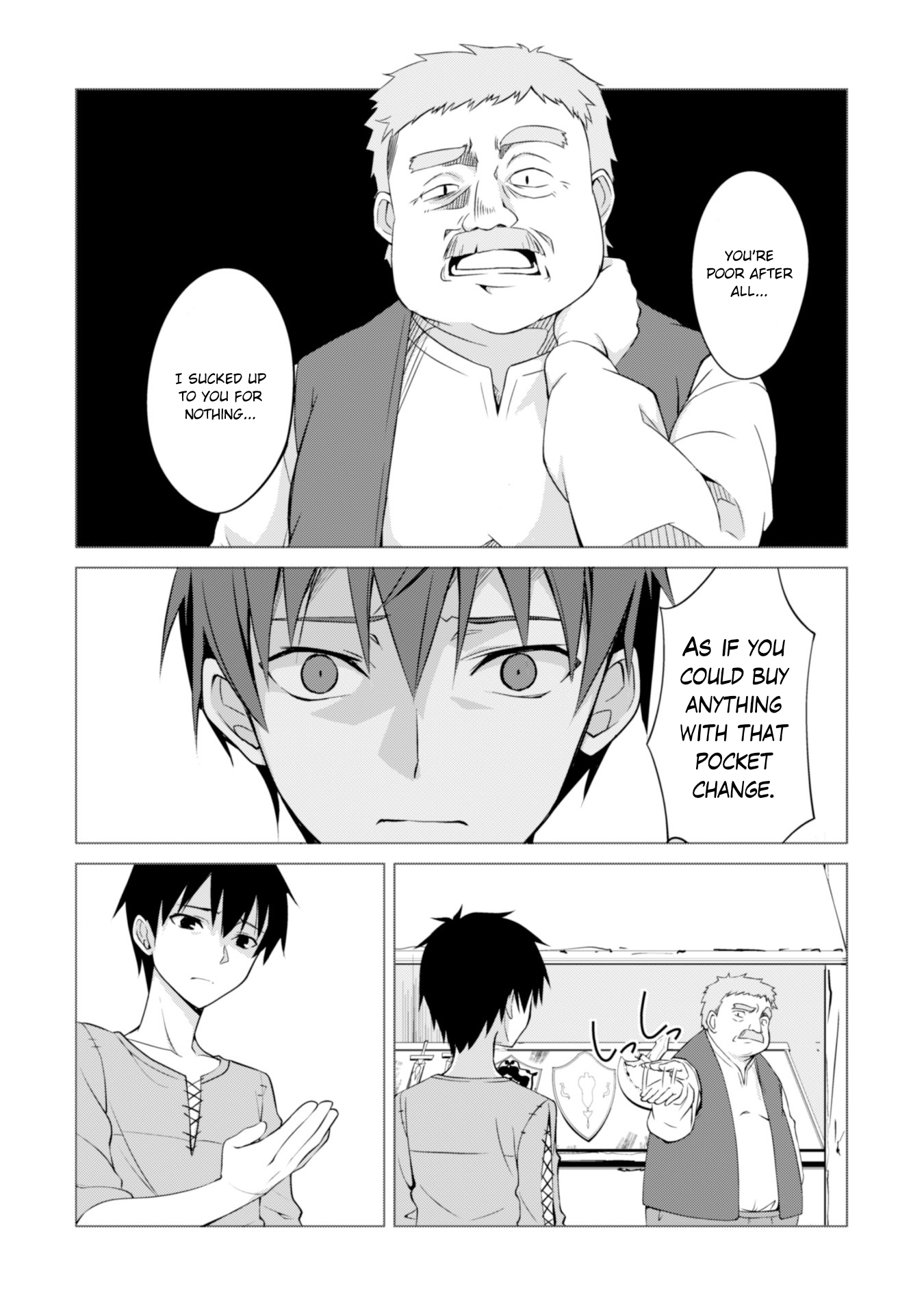 Halaman dari Boushoku no Berserk ~Ore dake Level to Iu Gainen wo Toppa suru~ Chapter 2