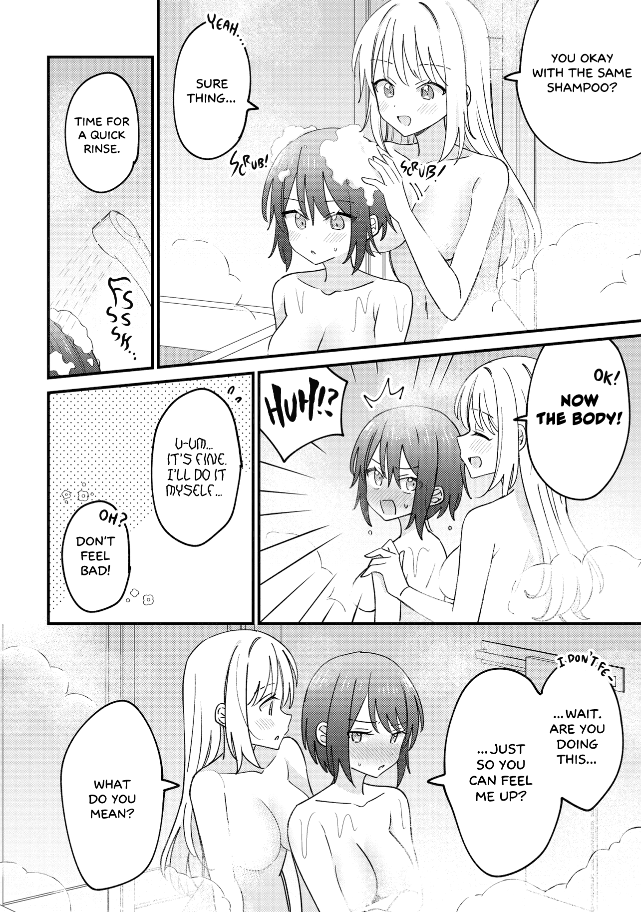 Halaman dari Kao dake yoi Classmate ga, Yatara to Guigui Kuru Yuri no Hanashi. Chapter 3.1