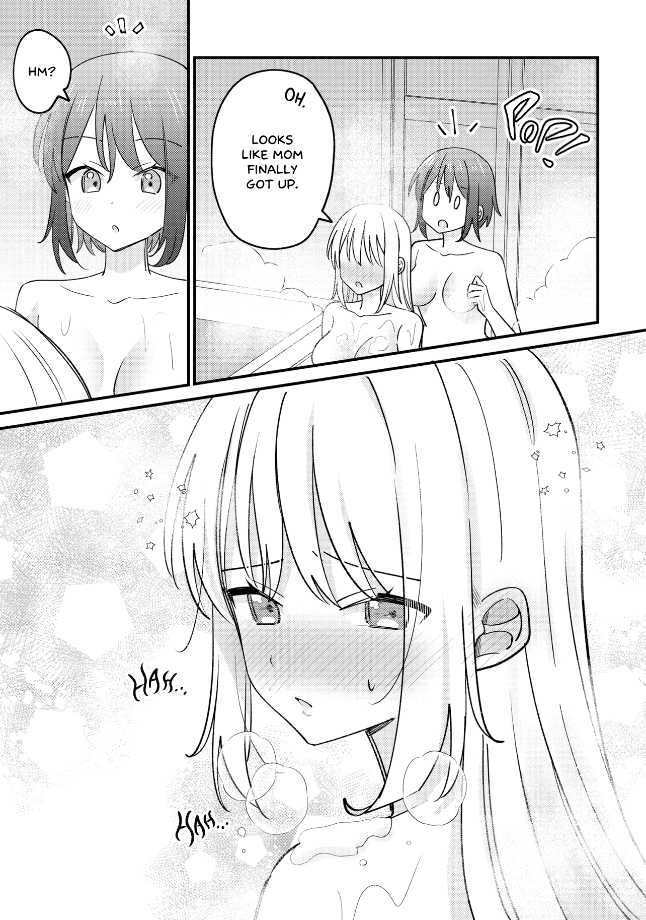 Halaman dari Kao dake yoi Classmate ga, Yatara to Guigui Kuru Yuri no Hanashi. Chapter 3.1