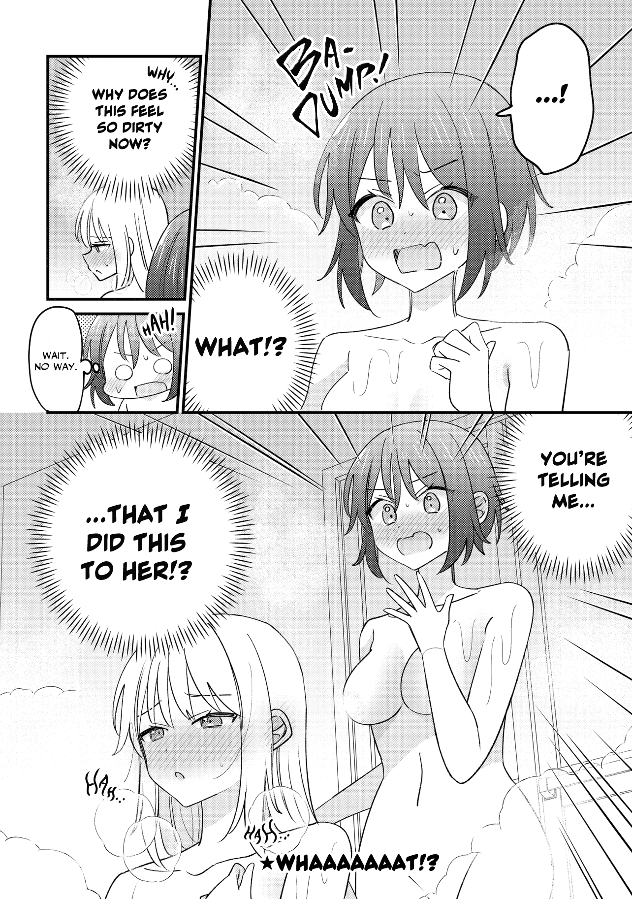 Halaman dari Kao dake yoi Classmate ga, Yatara to Guigui Kuru Yuri no Hanashi. Chapter 3.1