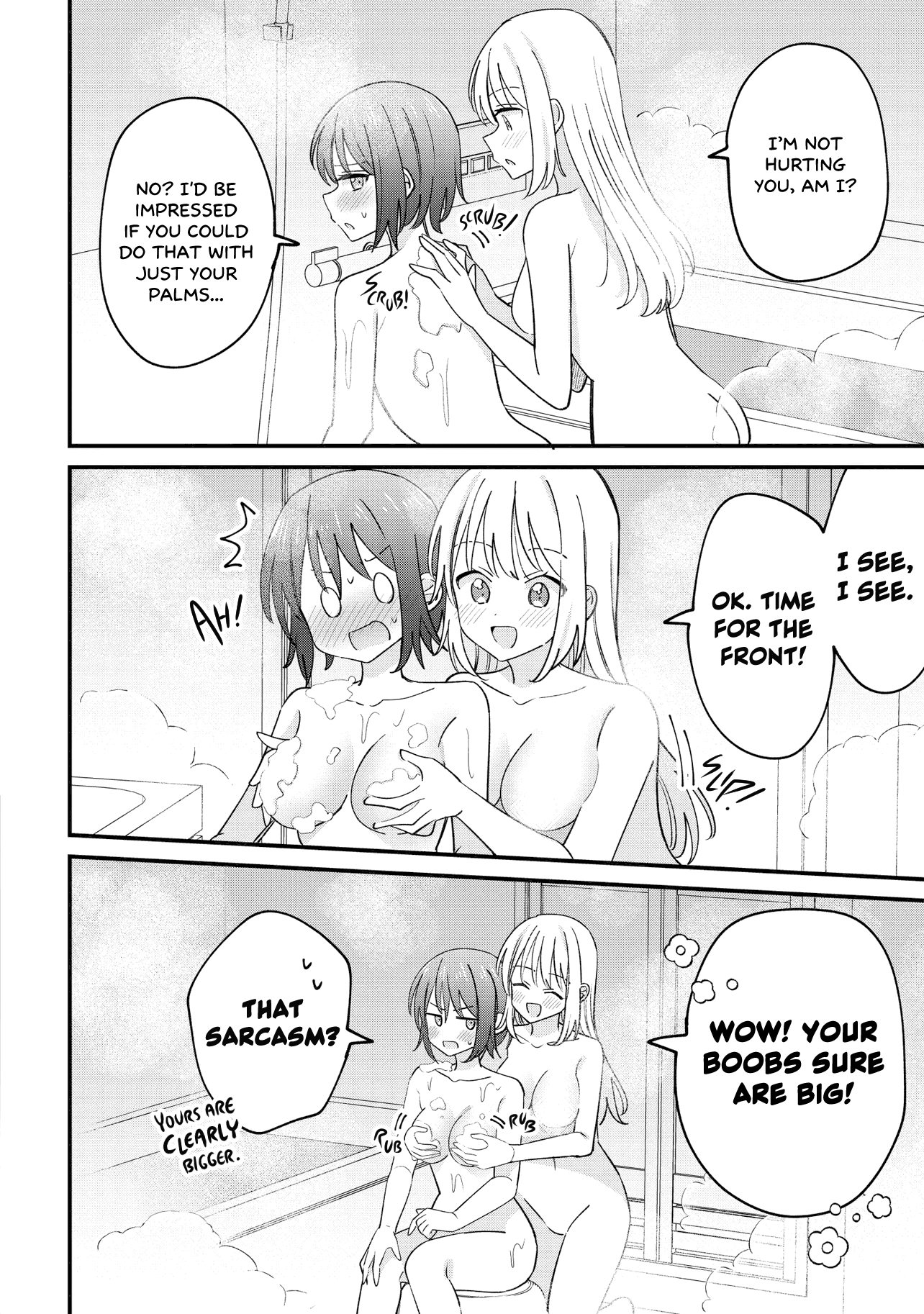 Halaman dari Kao dake yoi Classmate ga, Yatara to Guigui Kuru Yuri no Hanashi. Chapter 3.1