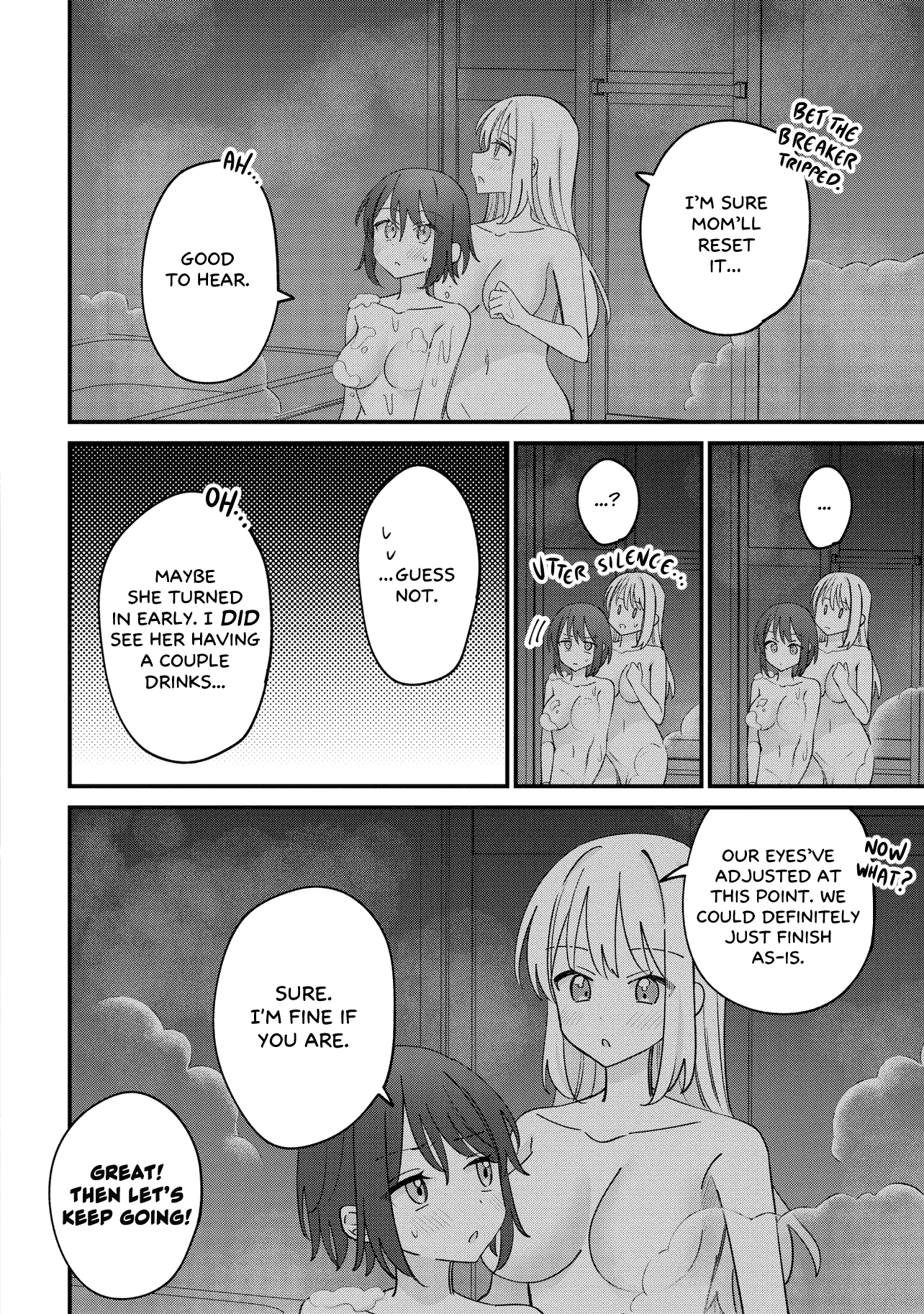 Halaman dari Kao dake yoi Classmate ga, Yatara to Guigui Kuru Yuri no Hanashi. Chapter 3.1