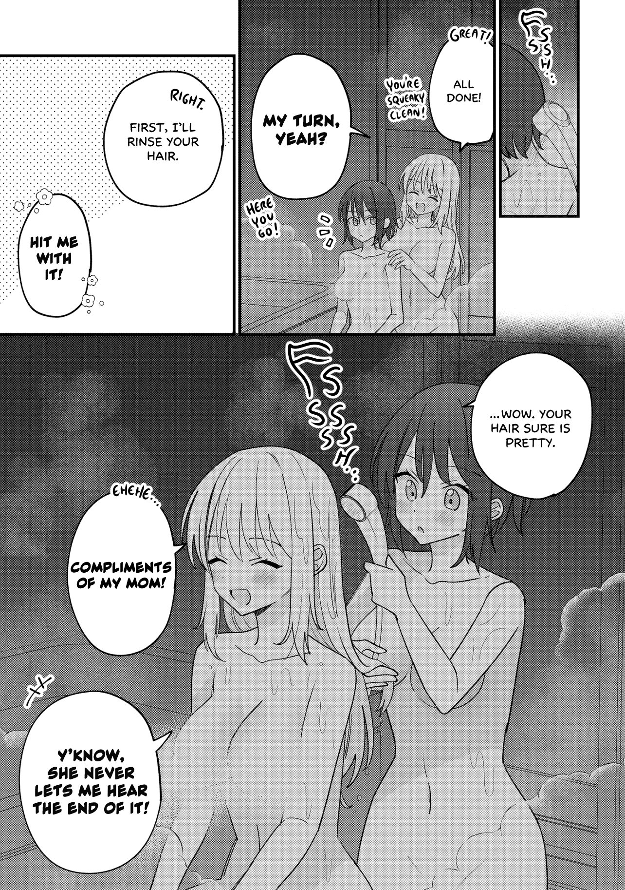Halaman dari Kao dake yoi Classmate ga, Yatara to Guigui Kuru Yuri no Hanashi. Chapter 3.1