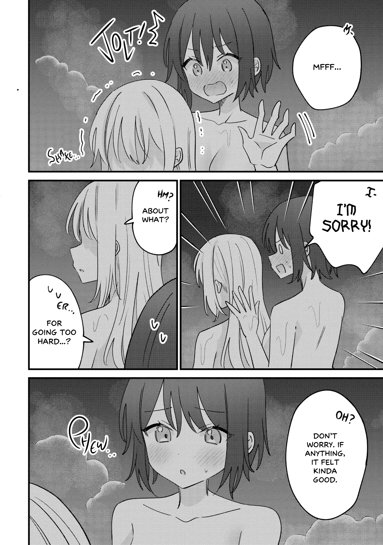 Halaman dari Kao dake yoi Classmate ga, Yatara to Guigui Kuru Yuri no Hanashi. Chapter 3.1