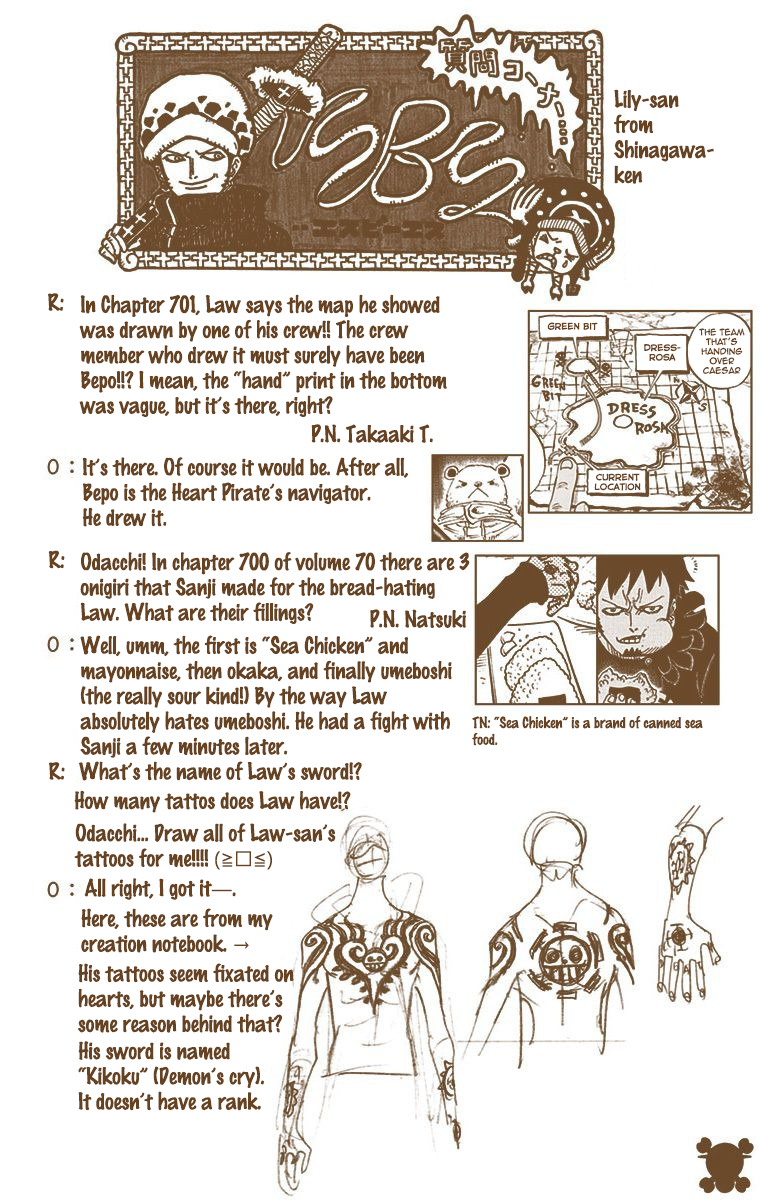 Halaman dari One Piece (Official Colored) Chapter 704